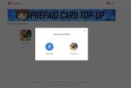Log in using desired account (Image via Garena)